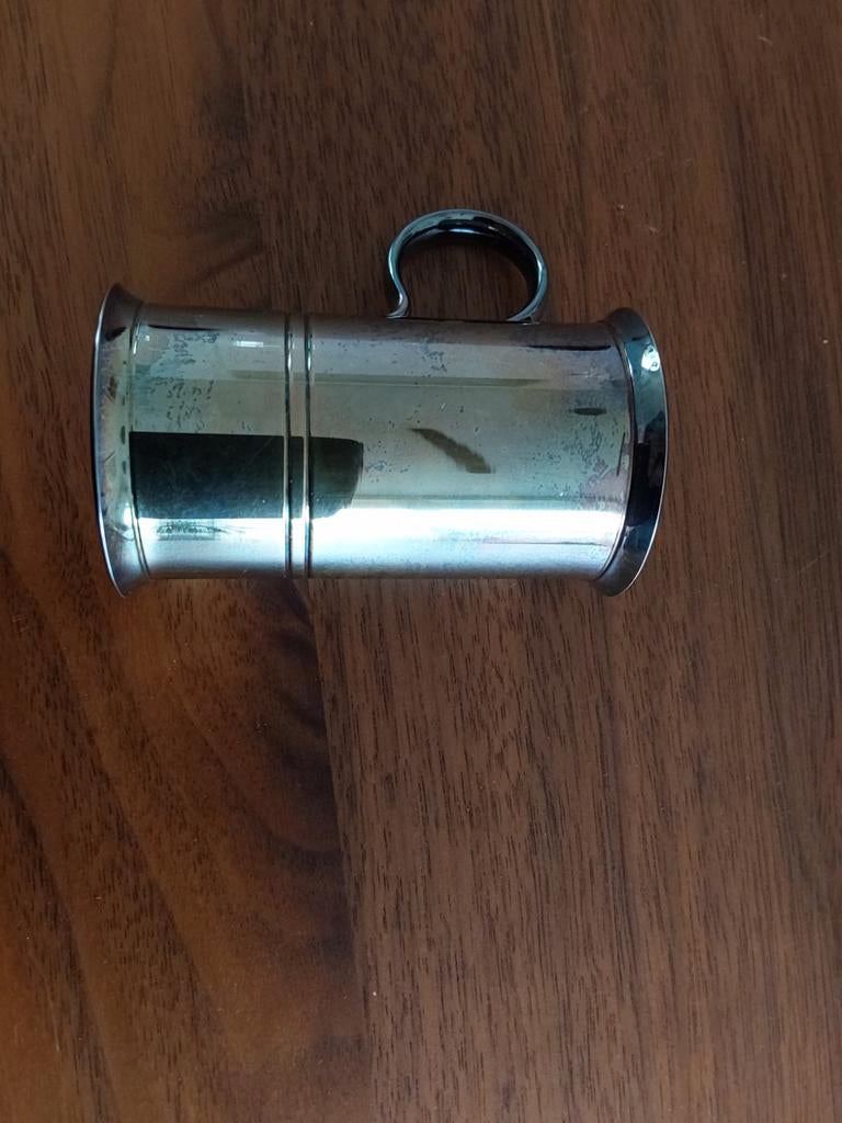 Zwaar verzilverde koffieschep, Antiek en Kunst, Antiek | Goud en Zilver, Ophalen of Verzenden