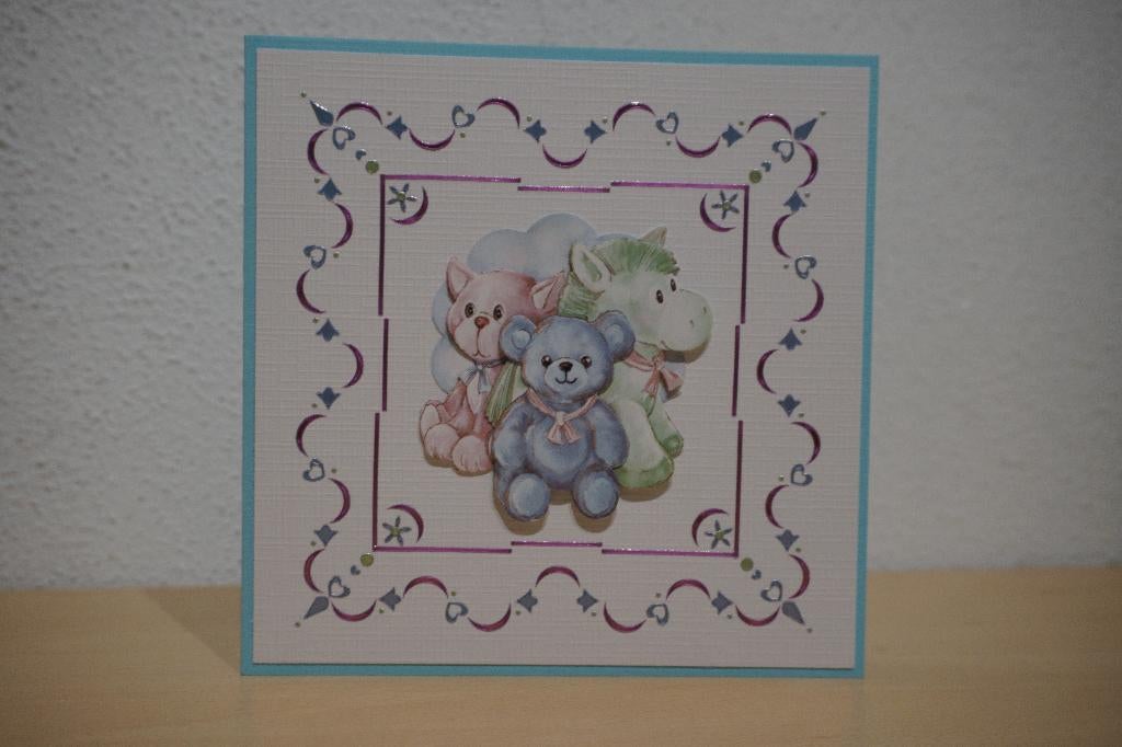 zelfgemaakte kaart nr. 215, Hobby en Vrije tijd, Ophalen of Verzenden, Nieuw, Overige thema's