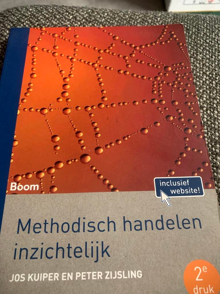 Methodisch handelen inzichtelijk - Jos Kuiper & Peter Zijsli, Boeken, Studieboeken en Cursussen, Ophalen of Verzenden, Gamma, Gelezen