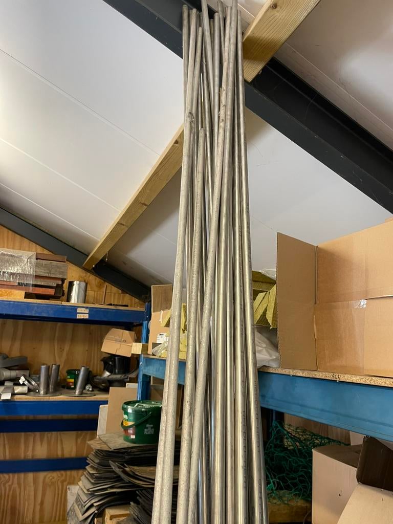 Rvs pijpen 316 l. 18 mm, Doe-het-zelf en Verbouw, Metalen, Ophalen, Nieuw, Overige metalen