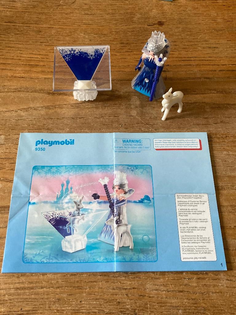 PLAYMOBIL Prinses IJskristal - 9350 - zgan, Ophalen of Verzenden, Zo goed als nieuw, Complete set