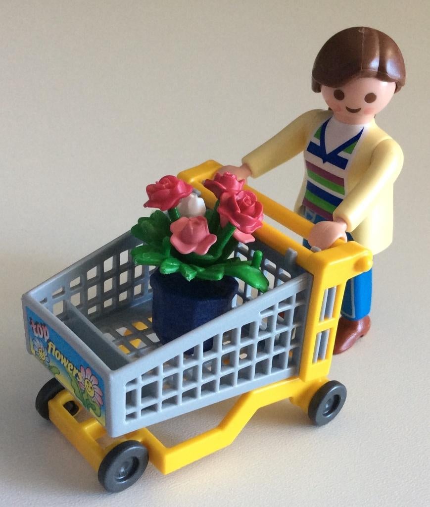 Playmobil 4638 winkelen in tuincentrum, Ophalen of Verzenden, Gebruikt, Complete set