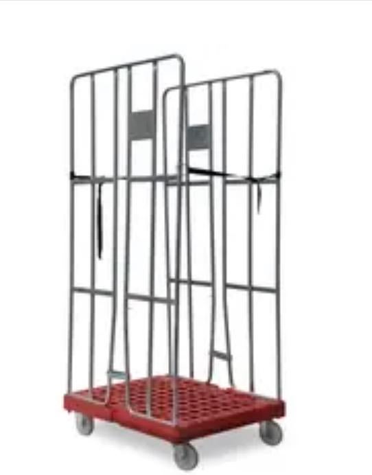 R Rolcontainer - 2-heks klemhekken + spanbanden, Ophalen of Verzenden