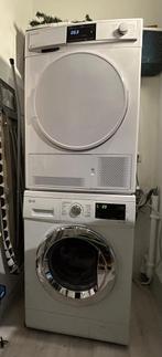 wasmachine en droger, zeer goede staat inclusief bon, Witgoed en Apparatuur, Wasmachines, Ophalen, Zo goed als nieuw, Voorlader