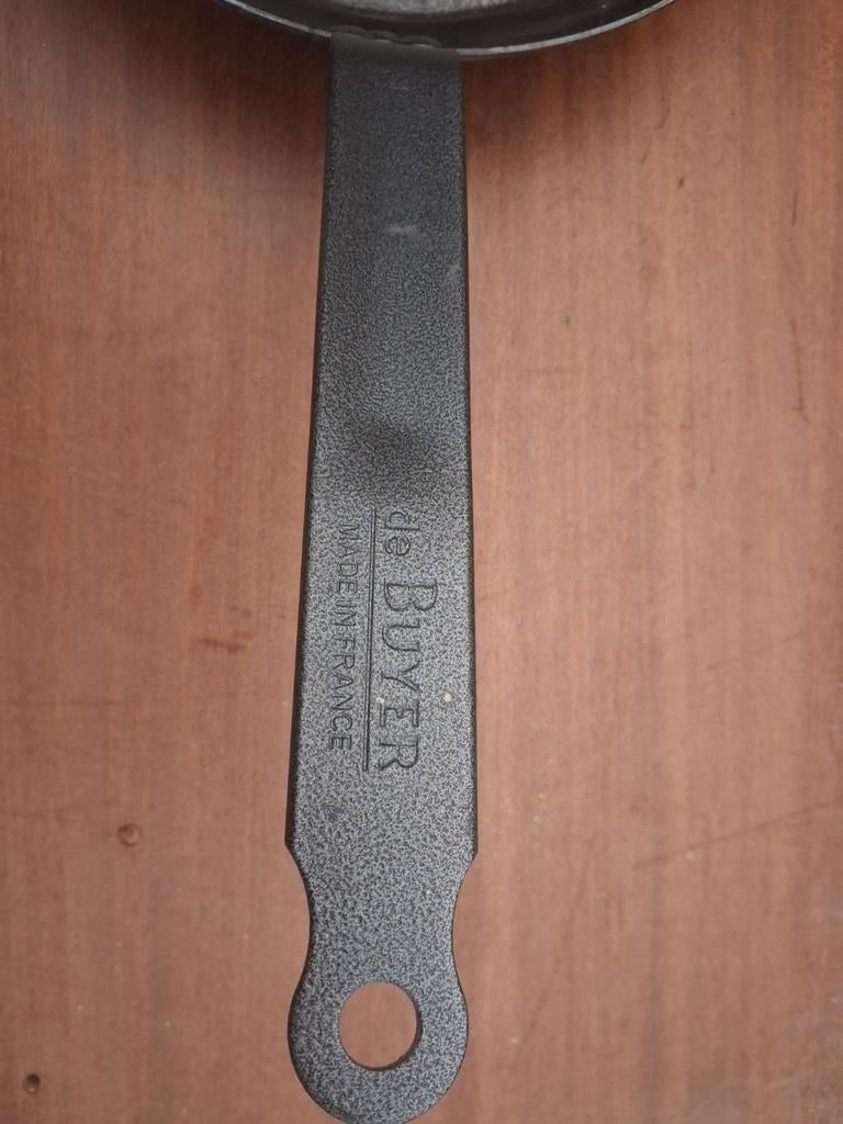 De Buyer grillpan, ijzer, 24 cm, Ophalen of Verzenden, Zwart, Metaal, Overige merken