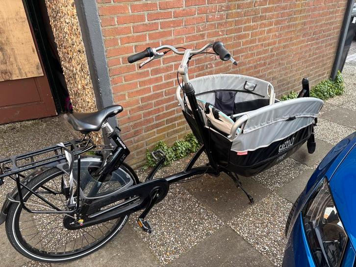 Gazelle Cabby in goede staat, Fietsen en Brommers, Fietsen | Bakfietsen, Gebruikt, Gazelle, 2 kinderen, Elektrisch, Ophalen