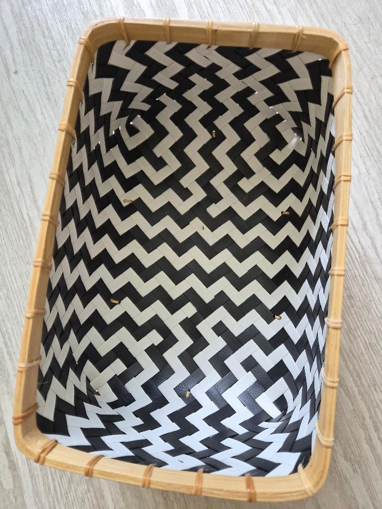 Rieten mand, Huis en Inrichting, Mand, Ophalen of Verzenden, Zo goed als nieuw, Riet