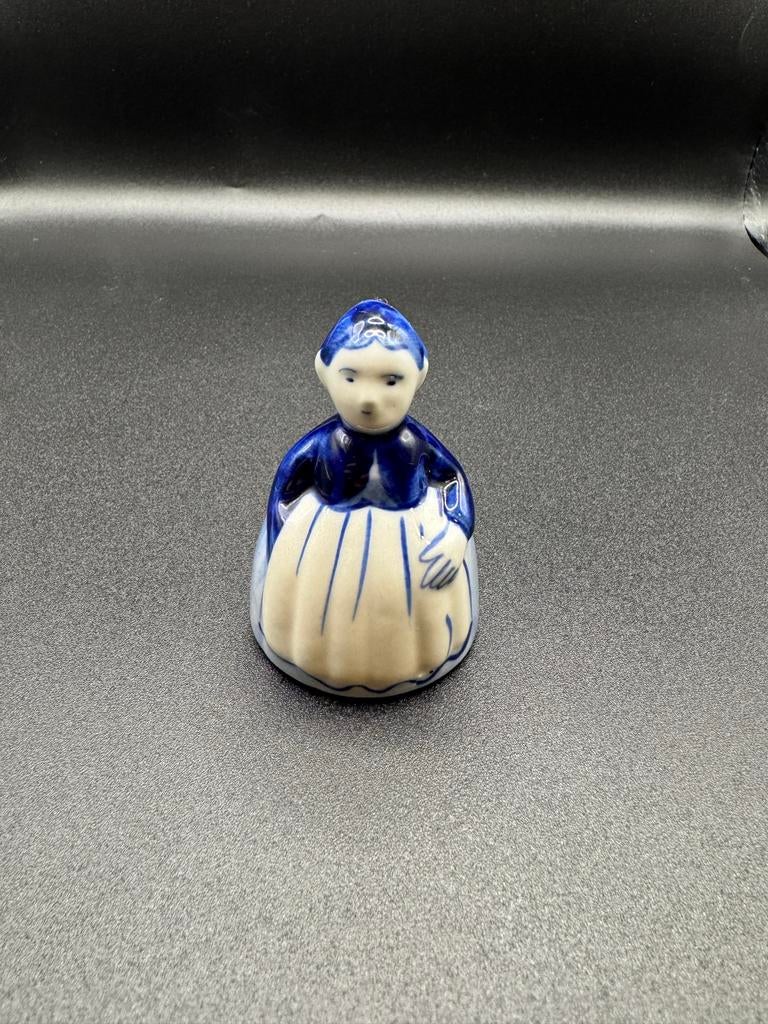 Delfts Blauw Bell Doll - Handgeschilderd Porselein, Ophalen of Verzenden