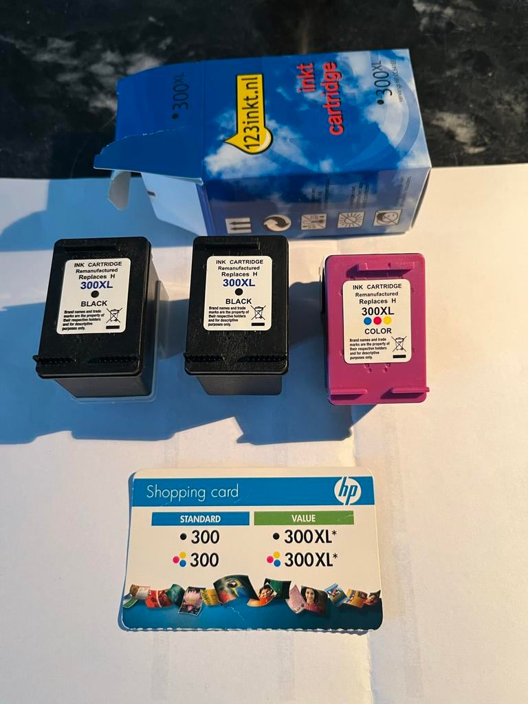 Inkt cartridge 300XL - Zwart en Kleur, Ophalen of Verzenden, Nieuw, Cartridge