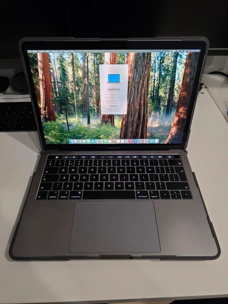 MacBook Pro 13 inch 2018 i5 16GB 512GB Space Grey, Computers en Software, Apple Macbooks, Gebruikt, MacBook Pro, 13 inch, 2 tot 3 Ghz
