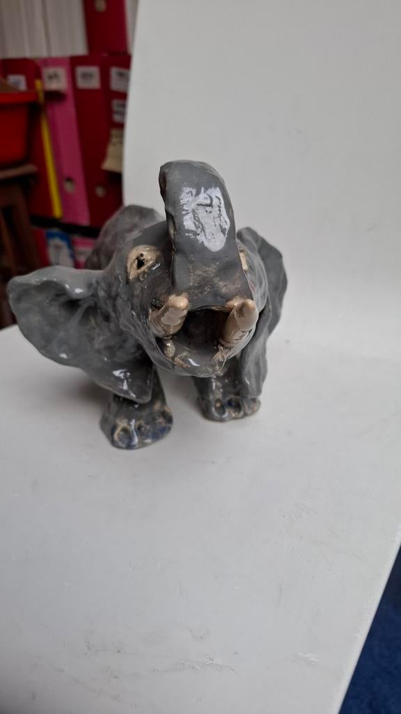 KERAMIEK OLIFANT, Ophalen of Verzenden