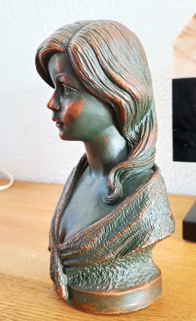 Art Nouveau buste - borstbeeld  (klassiek - decoratief ), Ophalen of Verzenden