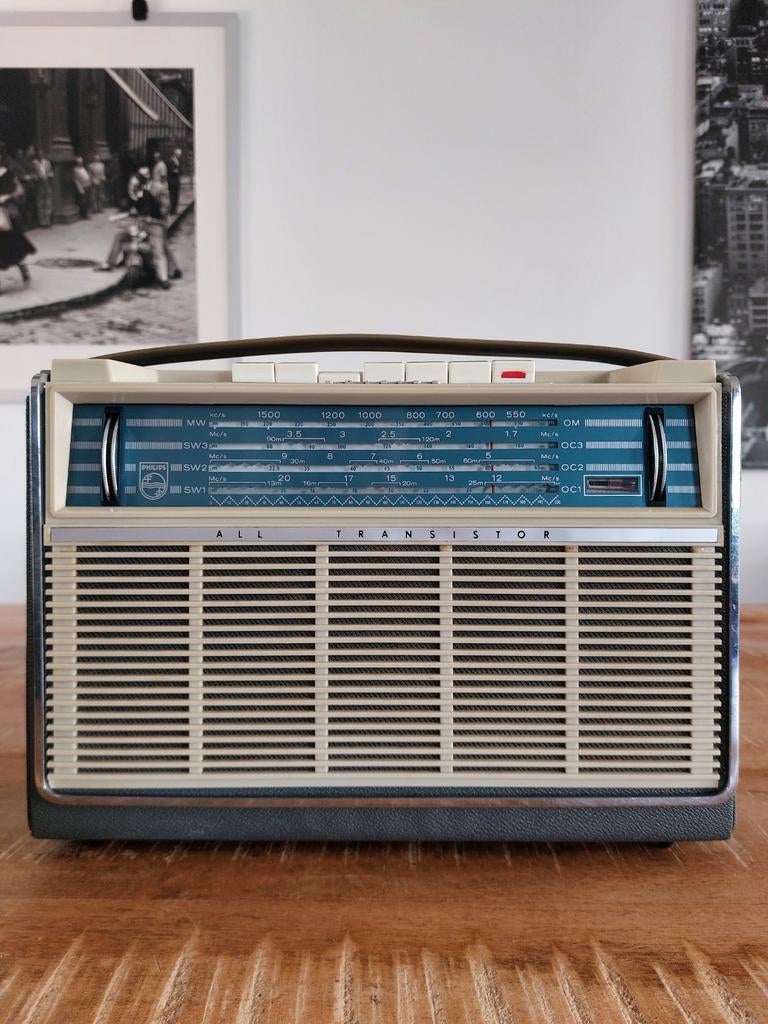 Philips L4X25T transsistor radio ., Ophalen of Verzenden, Gebruikt, Transistorradio