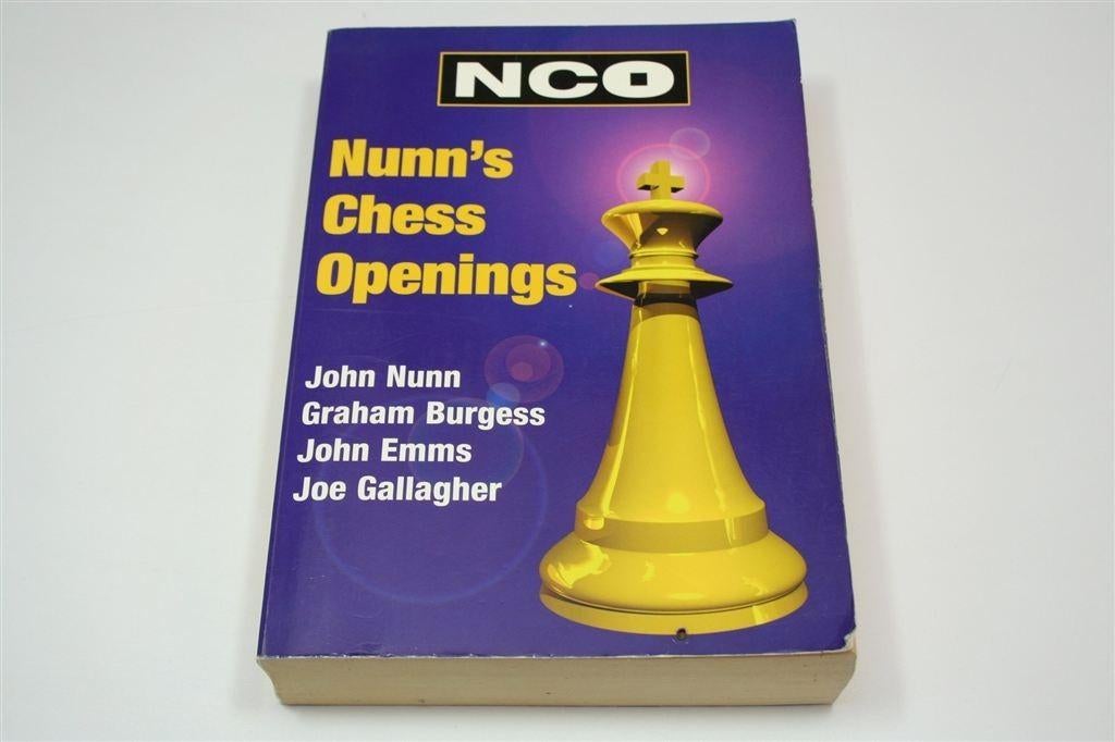 Nunn's Chess Openings — Dik Schaak Naslagwerk 544p, Ophalen of Verzenden, Gelezen, Watersport en Hengelsport