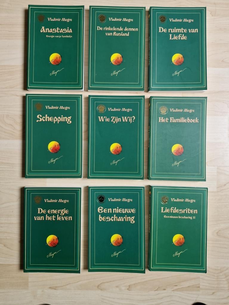 Boekenreeks Anastasia - Vladimir Megre (9 boeken), Boeken, Ophalen