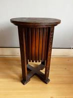 Vintage Bijzettafel Jaren '30 met Inleglade - Donker Hout, Ophalen