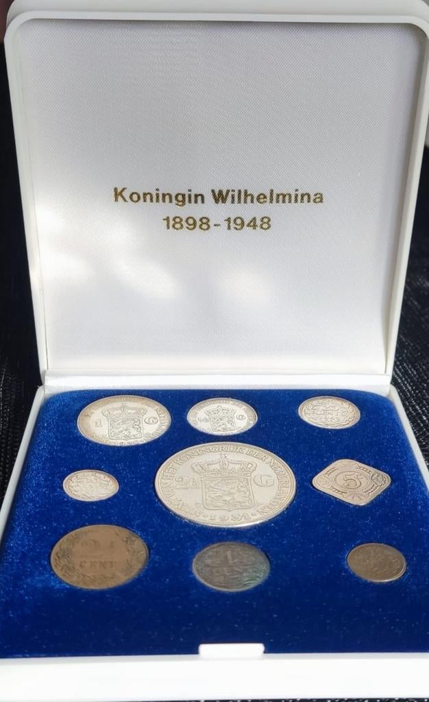 Muntenset Koningin Wilhelmina 1898 - 1948, Postzegels en Munten, Ophalen of Verzenden, Koningin Wilhelmina