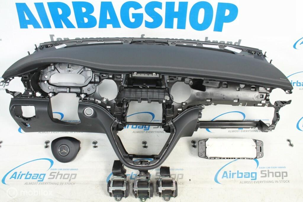 Airbag set Dashboard leer stiksel Mercedes V447 (2014-heden), Gebruikt, Ophalen of Verzenden