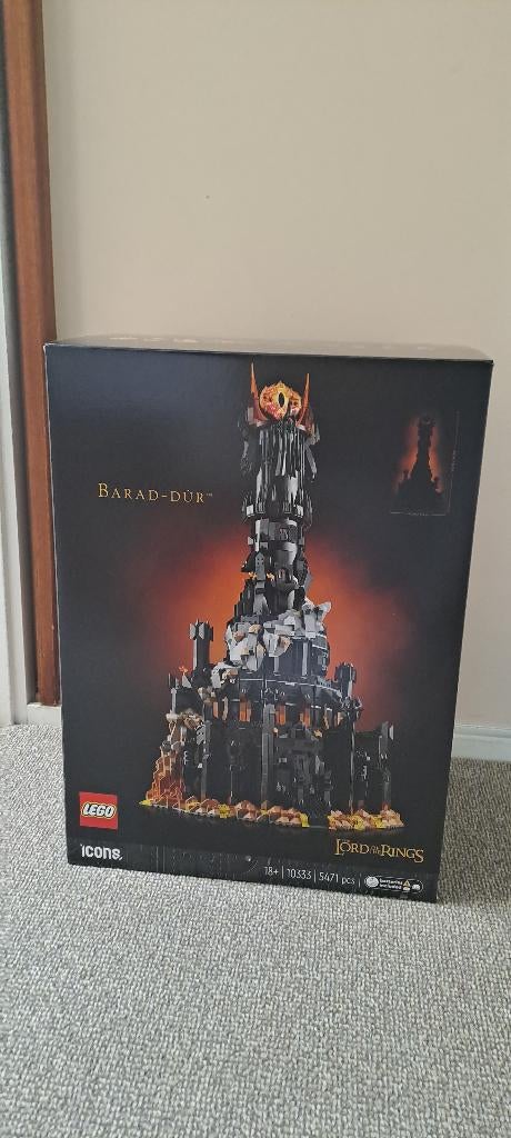 Lego 10333 The Lord of the Rings Barad-Dûr, Kinderen en Baby's, Speelgoed | Duplo en Lego, Lego, Nieuw, Ophalen of Verzenden, Icons