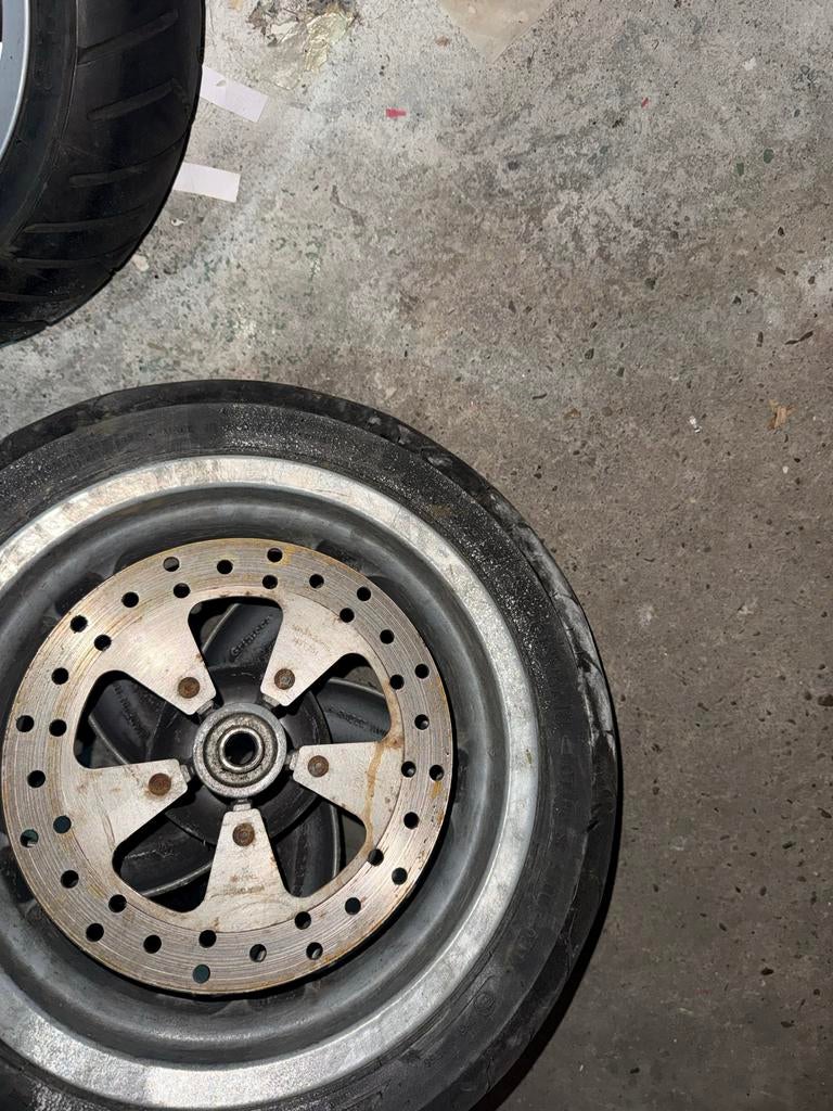 Scooter onderdelen: wielen en koplamp skipper lx, Ophalen of Verzenden, Gebruikt, Koplamp, Overige merken
