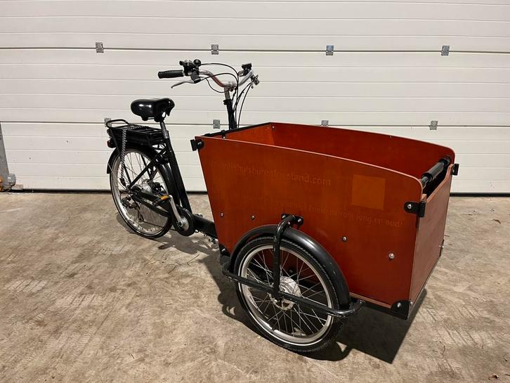 Babboe Big bakfiets met elektrische trapondersteuning., Fietsen en Brommers, Fietsen | Bakfietsen, Zo goed als nieuw, 4 kinderen of meer