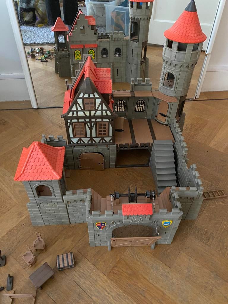 Groot Playmobil kasteel (3666), Ophalen, Gebruikt, Complete set