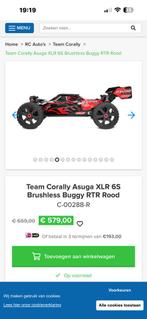 Super snelle Rc auto team correlly, Elektro, Auto offroad, Nieuw, Ophalen of Verzenden