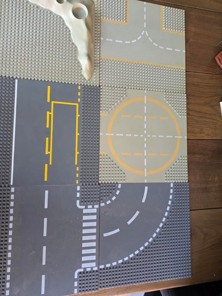 Lego City Straatplaten - Diverse wegen en kruispunten, Lego, Ophalen of Verzenden, Grondplaat, City