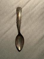 Antiek zilveren theelepel met sierlijk handvat, Ophalen of Verzenden
