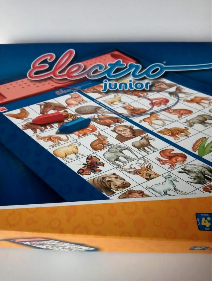 Electro Junior - Leerzaam spel voor kinderen, Hobby en Vrije tijd, Gezelschapsspellen | Bordspellen, Zo goed als nieuw, Een of twee spelers