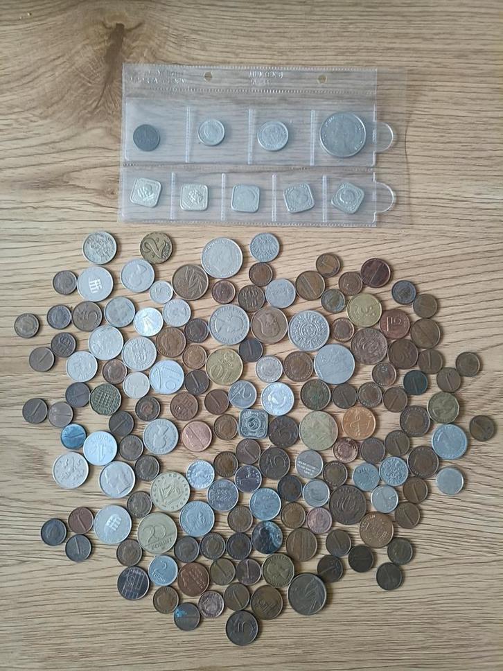 Verzameling guldens en ander oud geld, Postzegels en Munten, Munten en Bankbiljetten | Verzamelingen, Munten, Nederland en Buitenland