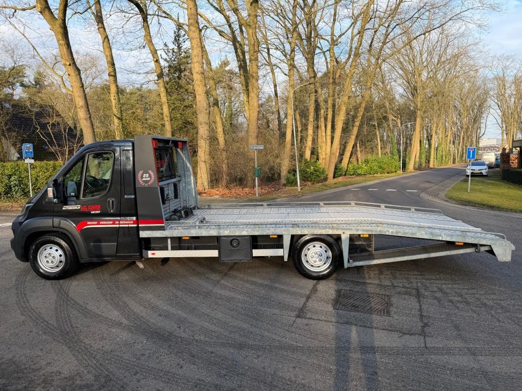 Peugeot BOXER 3.0 HDI 170 pk - Luchtvering - Top onderhouden, Auto's, Bestelauto's, Zwart, 2 stoelen, 2998 cc, 2200 kg