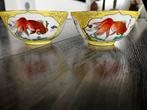 Twee Chinese kommen met goudvis decoratie, Ophalen of Verzenden