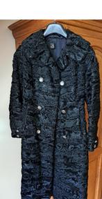 Astrakan mantel zwart, Ophalen, Zo goed als nieuw, Zwart