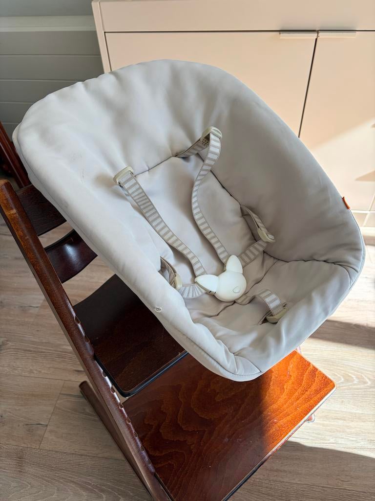 Stokke Newborn set, Kinderen en Baby's, Kinderstoelen, Verzenden, Gebruikt, Meegroeistoel, Gordel(s)