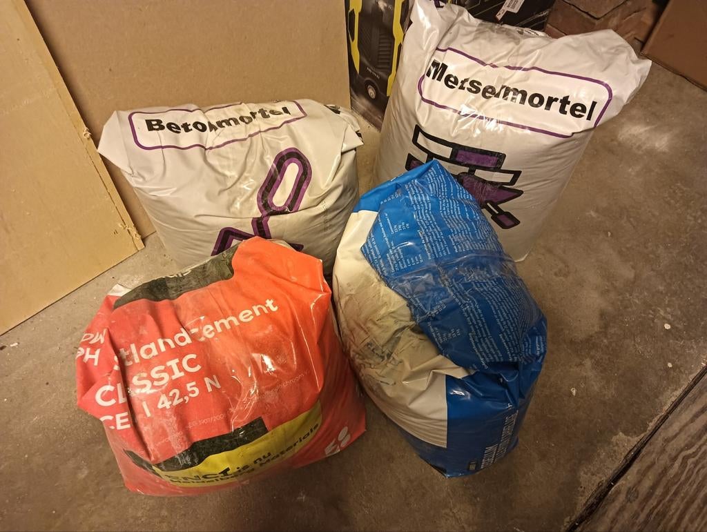 Gratis metselmortel, betonmortel, tegellijm, cement, Ophalen