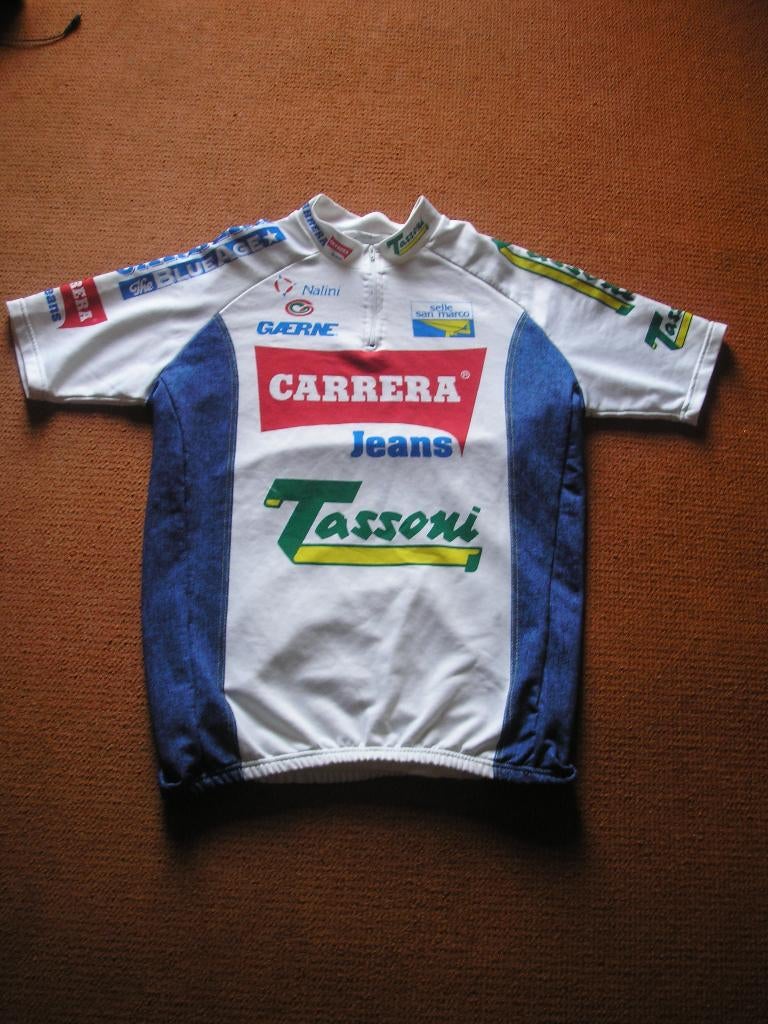 wielershirt Carrera Tassoni, Fietsen en Brommers, Fietsaccessoires | Fietskleding, Ophalen of Verzenden, Zo goed als nieuw, Bovenkleding