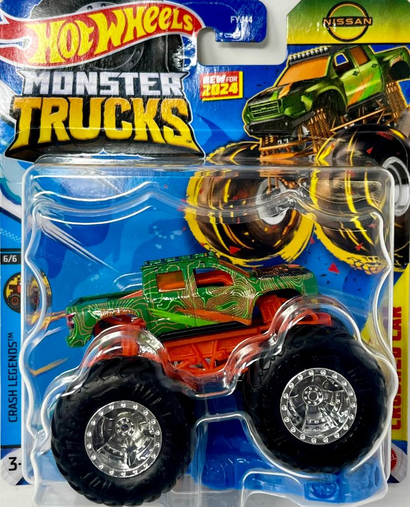 Hotwheels: Monster Trucks: Nissan Crash Legends 1:64, Kinderen en Baby's, Speelgoed | Speelgoedvoertuigen, ., Nieuw, Ophalen of Verzenden