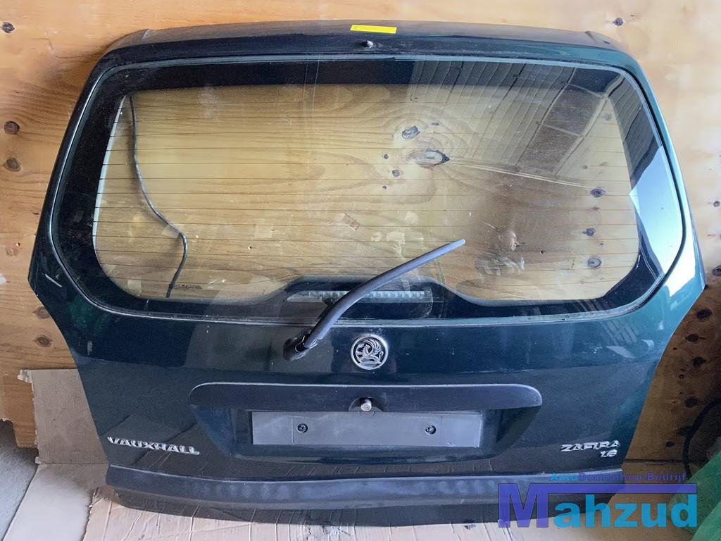 OPEL ZAFIRA A Groen Z398 Achterklep 1999-2005, Auto-onderdelen, Gebruikt, Deur, Opel Automobile GmbH, Ophalen of Verzenden
