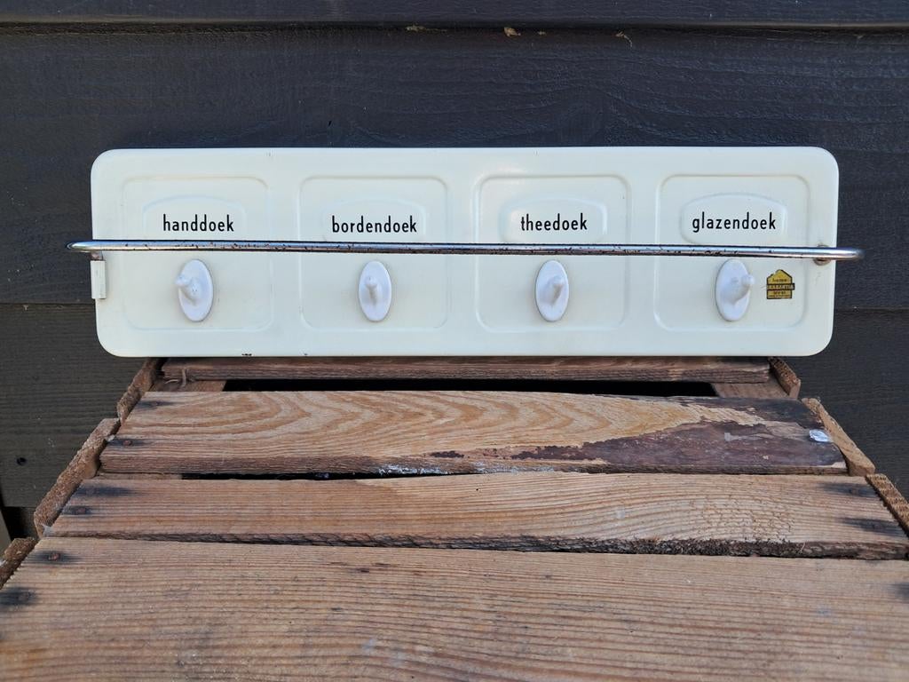 Leuk vintage Brabantia keuken doeken rek., Ophalen of Verzenden