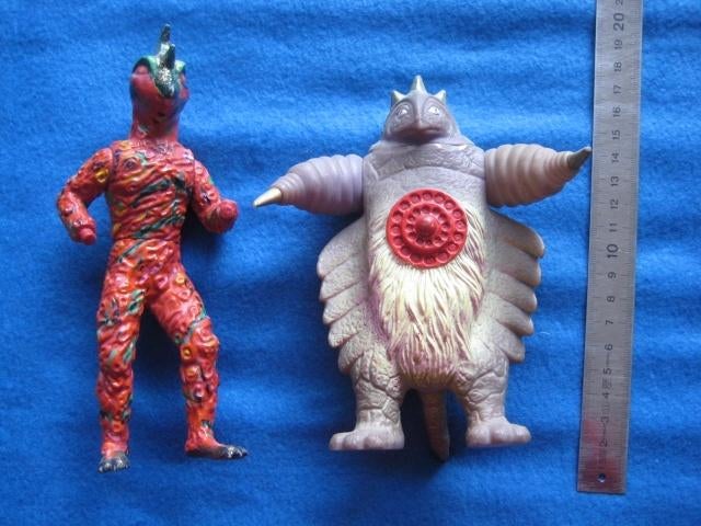 Ultraman figuren, Ophalen of Verzenden, Gebruikt, Tv, Actiefiguur of Pop