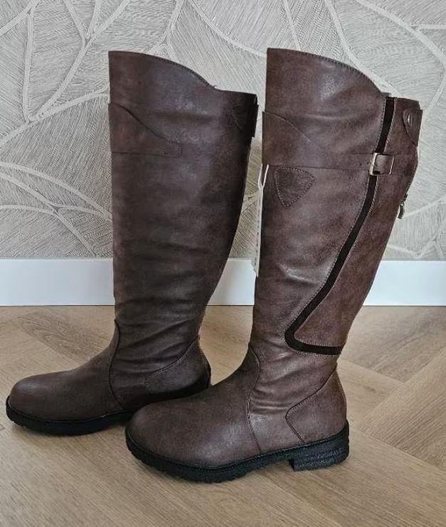 Warme Waterdichte Winter Laarzen - Nieuw - maat 38/39, Hoge laarzen, Bruin, Nieuw, Ophalen of Verzenden