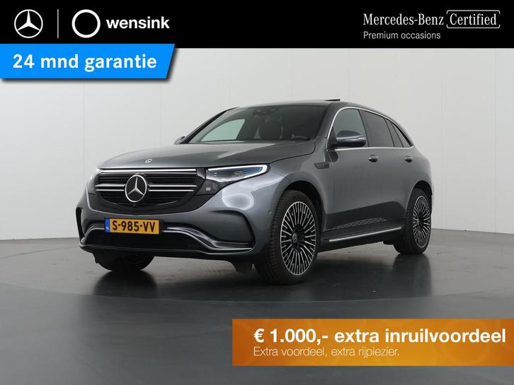 Mercedes-Benz EQC 400 4MATIC AMG Line 80 kWh | Night | Trekh, Auto's, Mercedes-Benz, Bedrijf, Te koop, EQC, 360° camera, 4x4, ABS