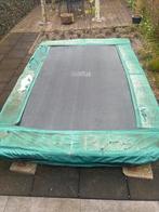 Salta trampoline, Ophalen, Gebruikt