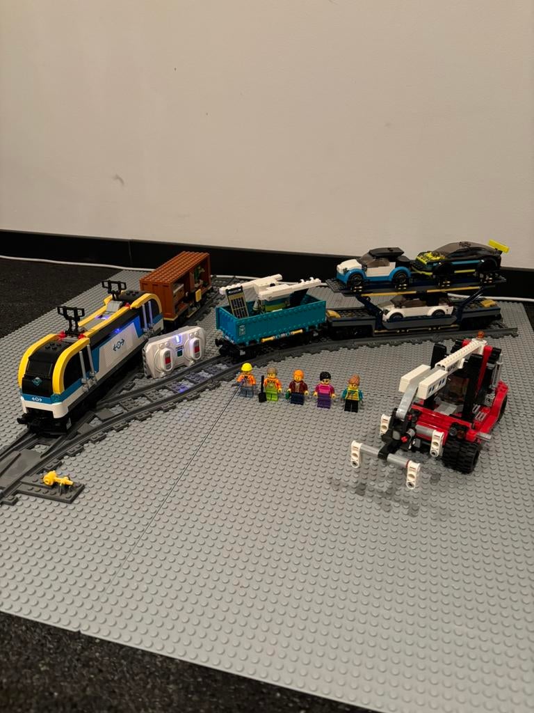 Lego city goederentrein 60336, Ophalen of Verzenden, Zo goed als nieuw, Complete set, Lego