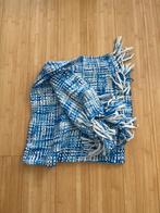 Blauwe en witte geweven sjaal van Going Dutch, Ophalen of Verzenden, Zo goed als nieuw, Sjaal