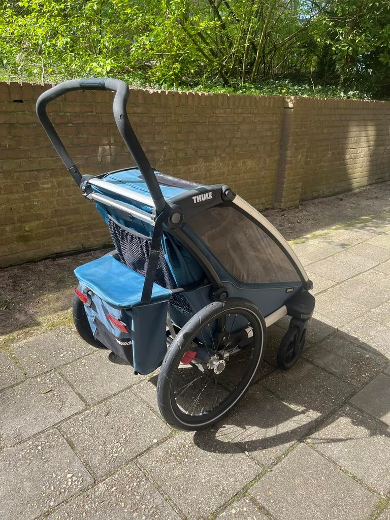 Thule Chariot Cross fietskar, Ophalen, Gebruikt, Vering, Kinderkar