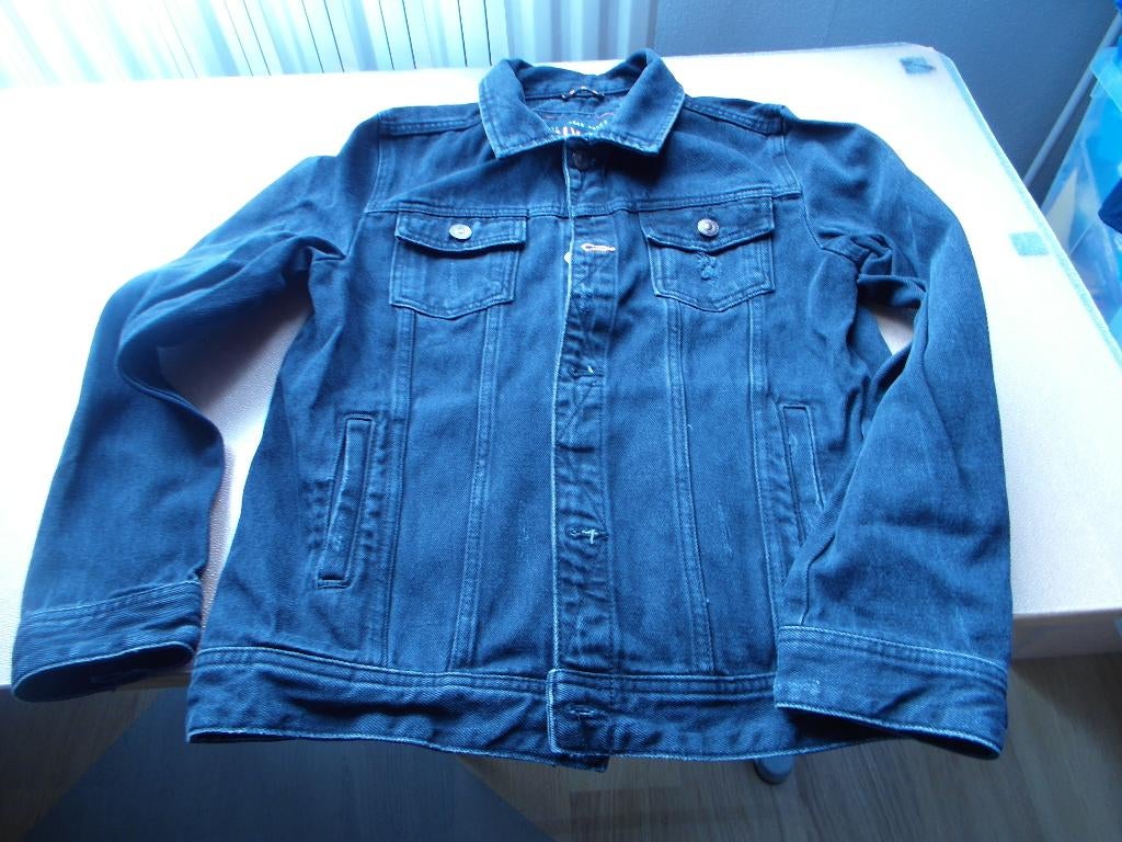 jasje jeans zwart maat 164, Kinderen en Baby's, Kinderkleding | Maat 164, C&A, Nieuw, Ophalen of Verzenden, Jongen