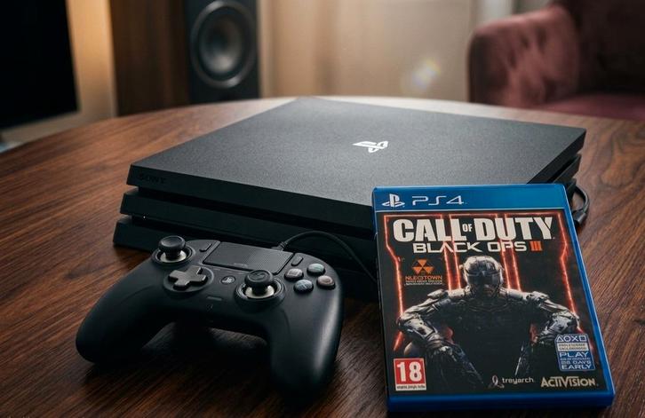 PS4 Pro 1TB met Nacon Pro Controller - Call of Duty, Spelcomputers en Games, Spelcomputers | Sony PlayStation 4, Zo goed als nieuw