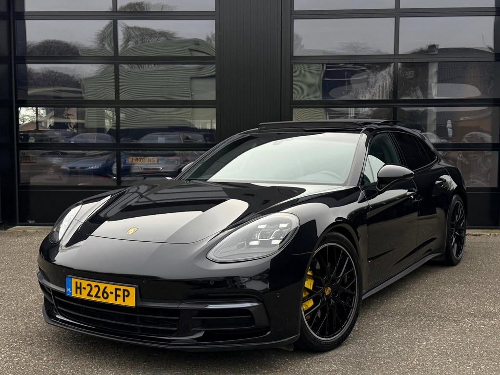 Porsche Panamera Sport Turismo 3.0 4 Pano Bose Matrix Led, Auto's, Porsche, Adaptive Cruise Control, Gebruikt, 2995 cc, Zwart